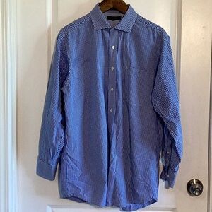 Tommy Hilfiger Blue Check Button Up Sz.Lg